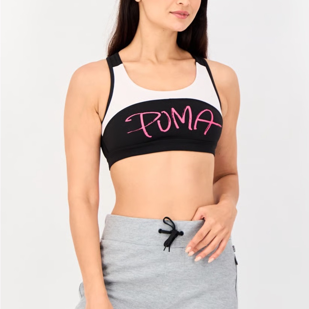 3 x $30 PUMA Black, White, and Pink Sports Bra